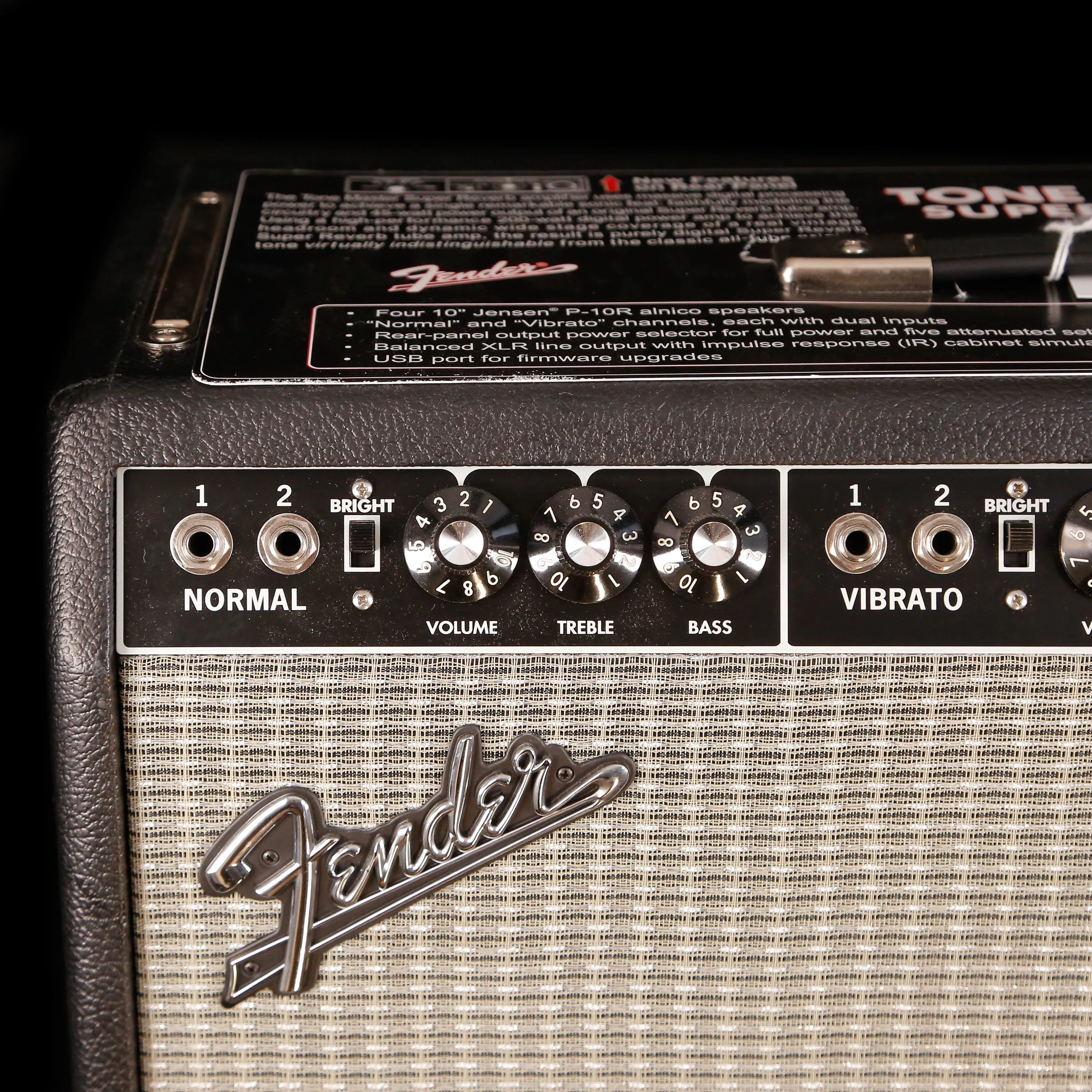 Fender Tone Master Super Reverb 4 x 10'' Combo Guitar Amplifier