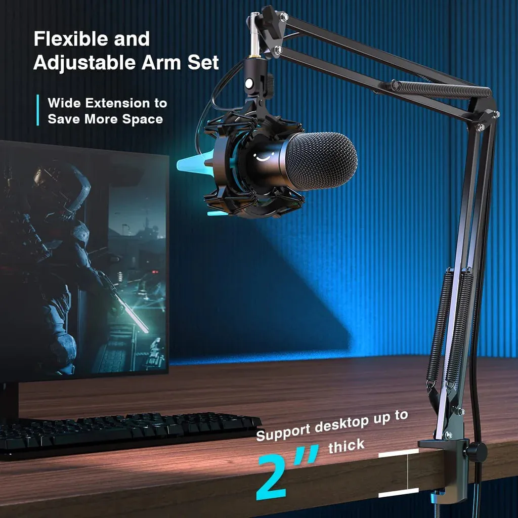 Fifine x DELE K651 USB Microphone Bundle