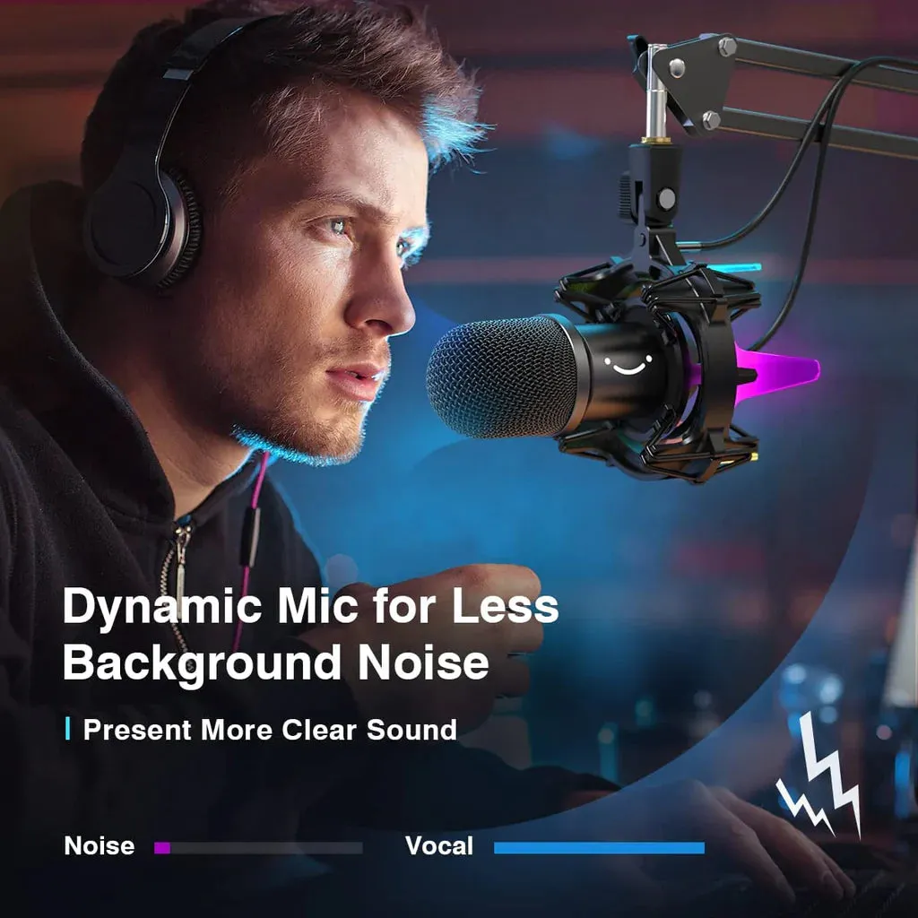 Fifine x DELE K651 USB Microphone Bundle