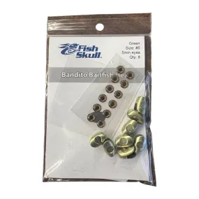 FlyMen Fish-Skull Bandito Baitfish Head Green