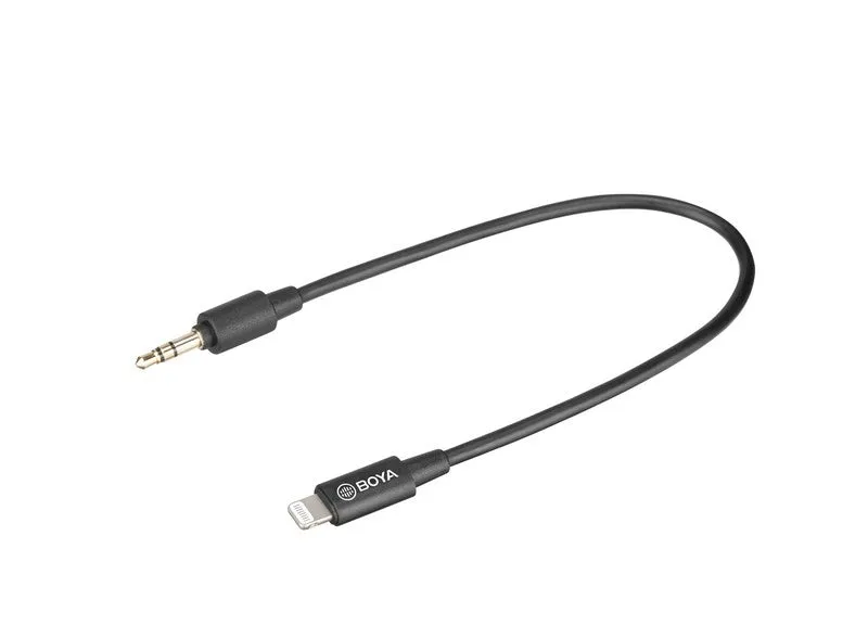 【For iOS Devices】 BOYA Clip-on Lavalier Microphone (BY-M2)