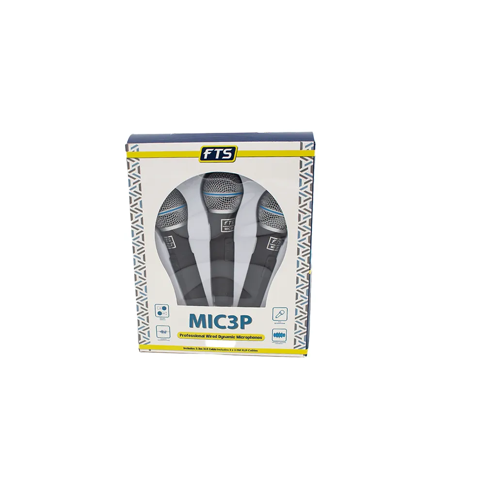 FTS Dynamic Microphone (3 Pack) MIC3P