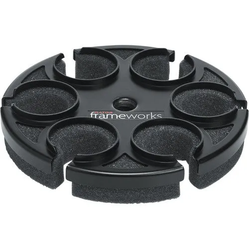 Gator Frameworks GFW-MIC-6TRAY Multi Microphone Tray for 6 Mics