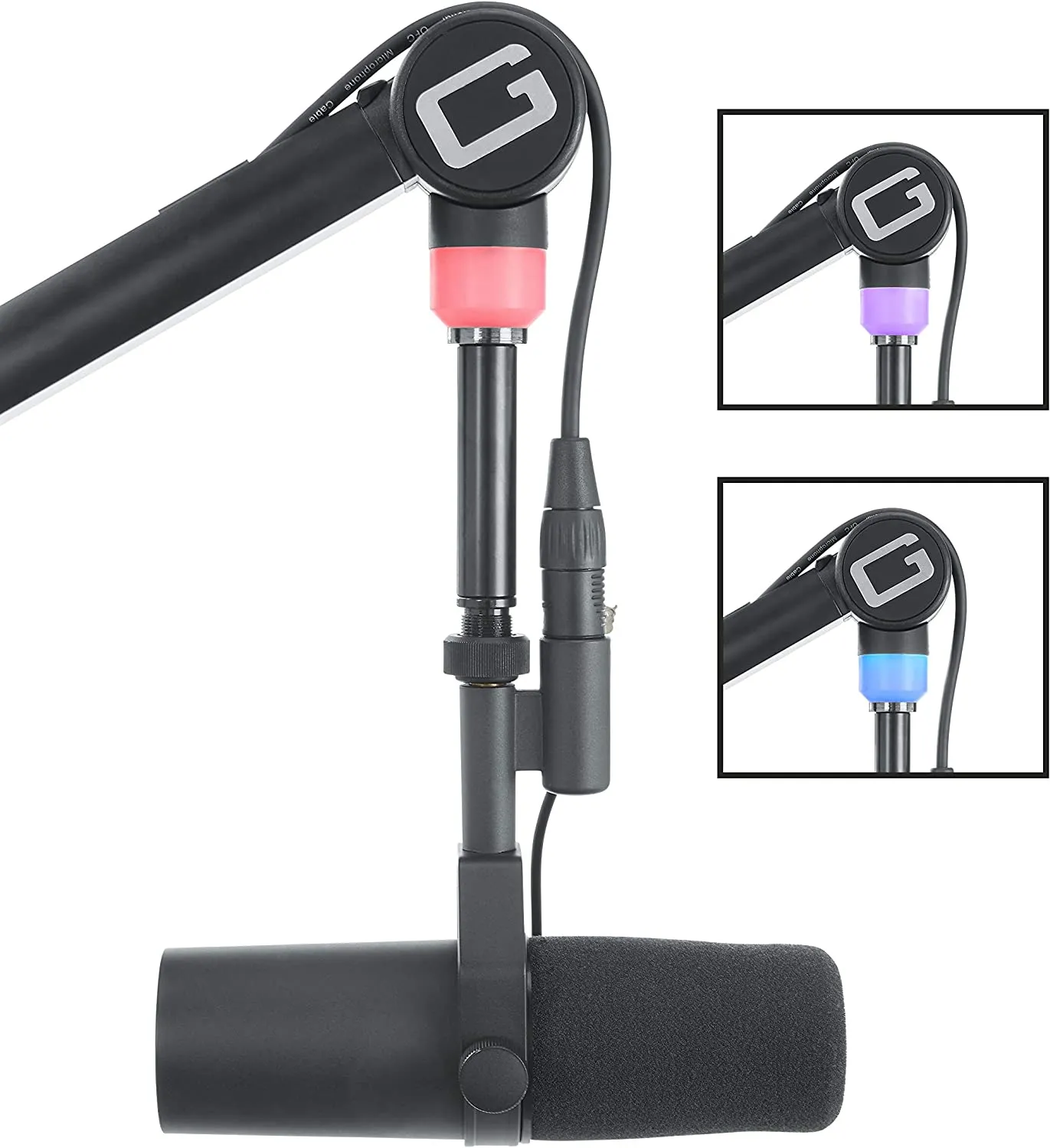 Gator Frameworks Professional Desk-Mounted Microphone Boom Stand
