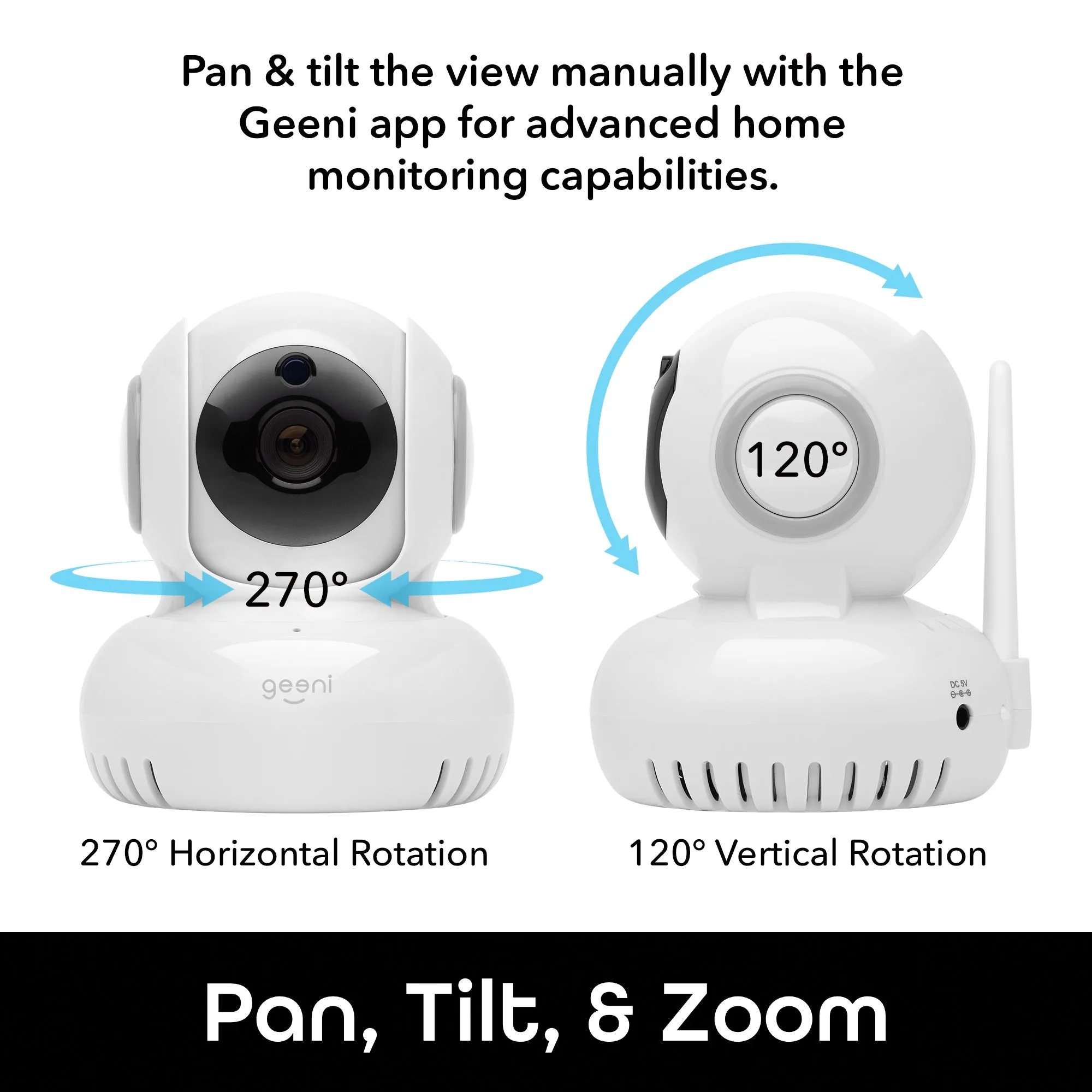 Geeni Sentinel 1080p Pan & Tilt Camera, White