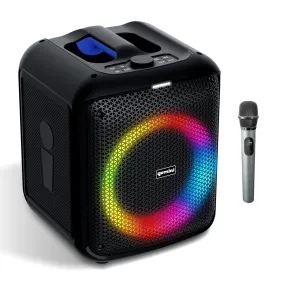 GGO-650L Portable Bluetooth Karaoke Speaker - 100W with LED Lights
