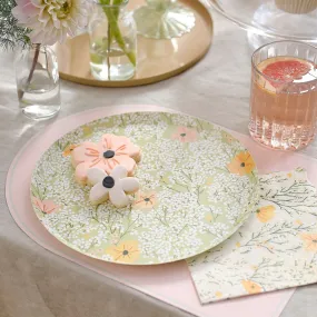 Ginger Ray Floral Paper Plate