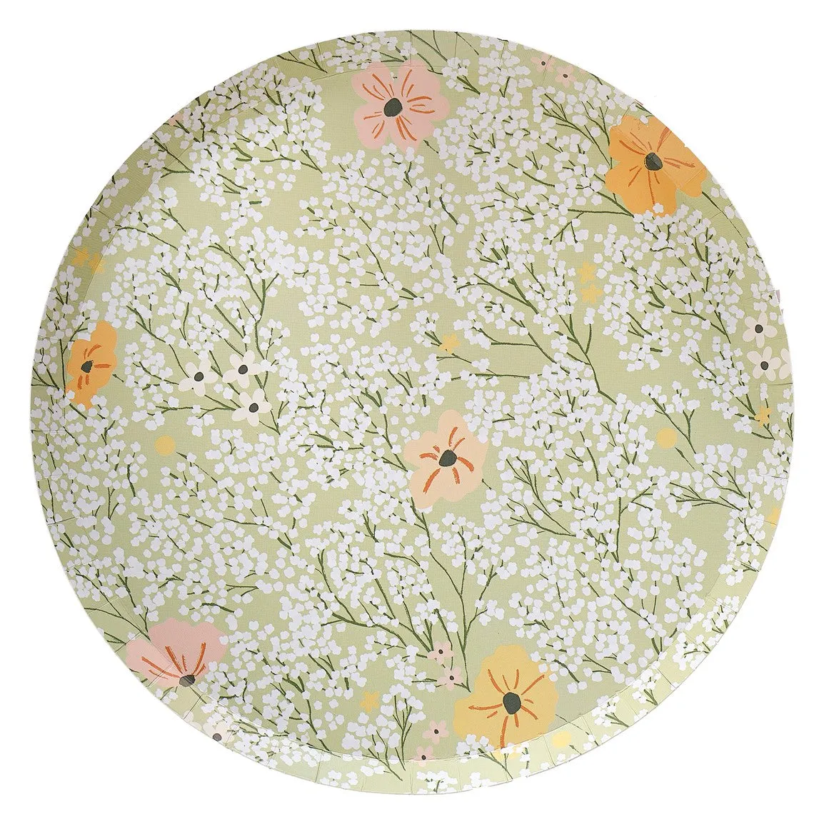 Ginger Ray Floral Paper Plate