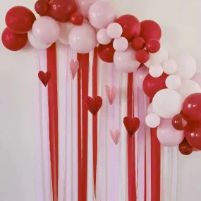 Ginger Ray Red & Pink Balloon Arch Party Backdrop Ginger Ray Red & Pink Balloon Arch Party Backdrop