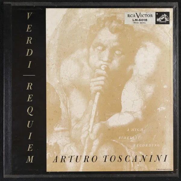 Giuseppe Verdi, Arturo Toscanini - Requiem (2xLP, Mono, RE   Box) (VG )