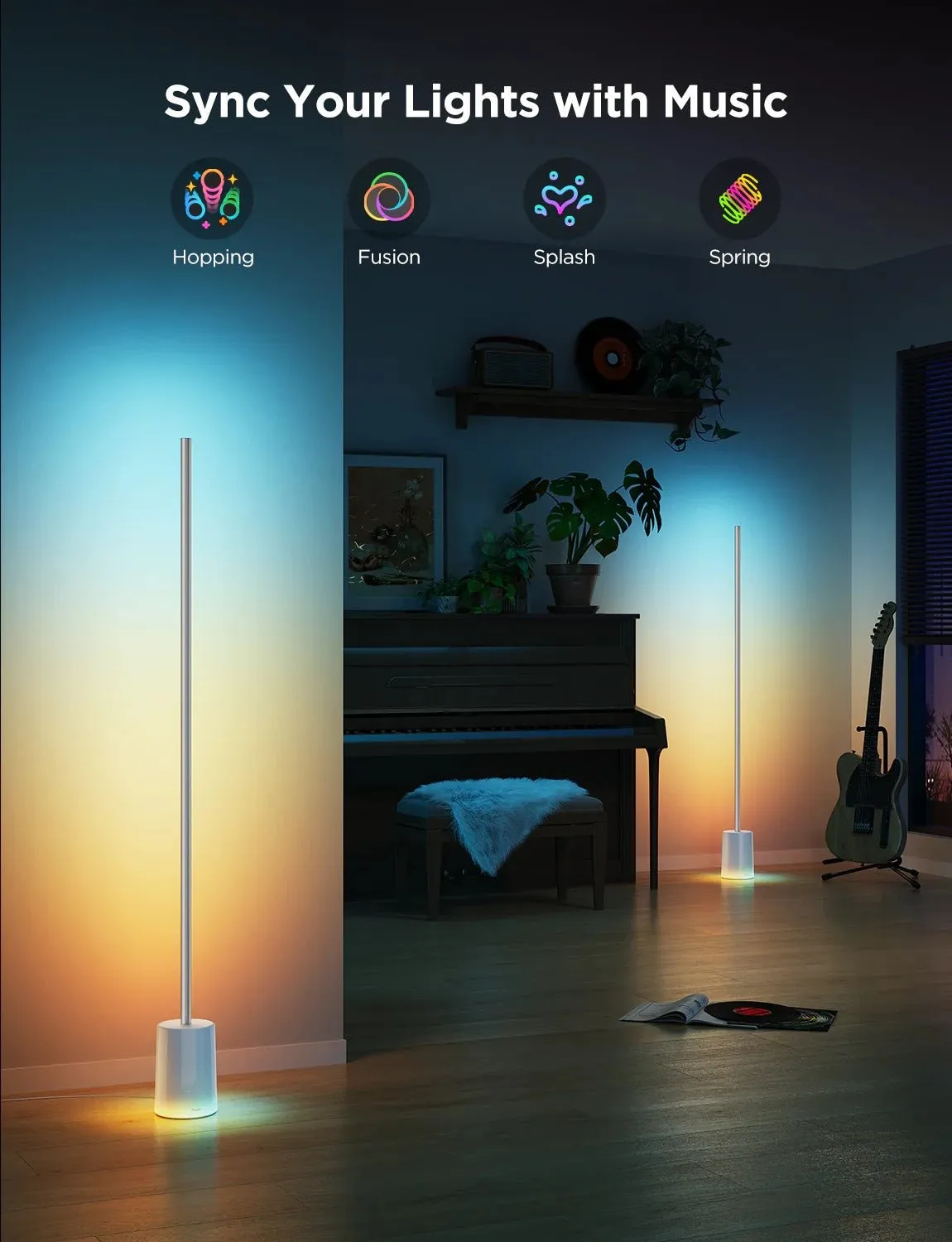 Govee RGBICWW Floor Lamp Support Matter