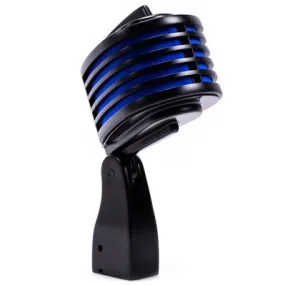 Heil Fin-B-B Black Mic With Blue Led Mic