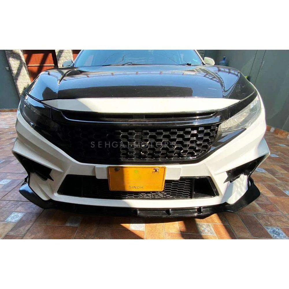Honda Civic New FC 450 Style Bodykit Front and Back Bumper 4 PC Version 1 - Model 2016-2021