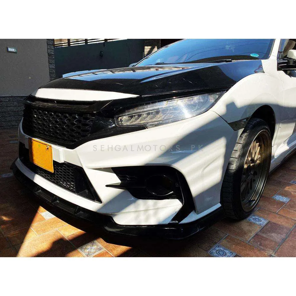Honda Civic New FC 450 Style Bodykit Front and Back Bumper 4 PC Version 1 - Model 2016-2021
