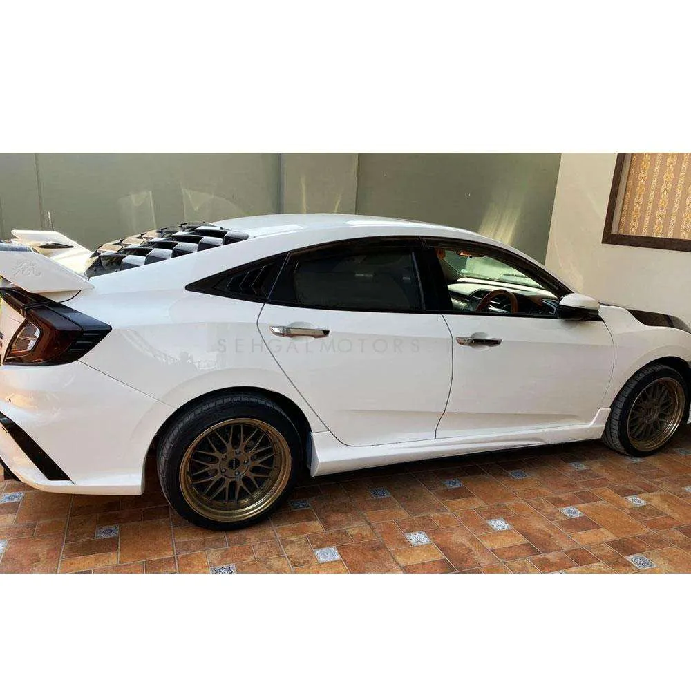 Honda Civic New FC 450 Style Bodykit Front and Back Bumper 4 PC Version 1 - Model 2016-2021