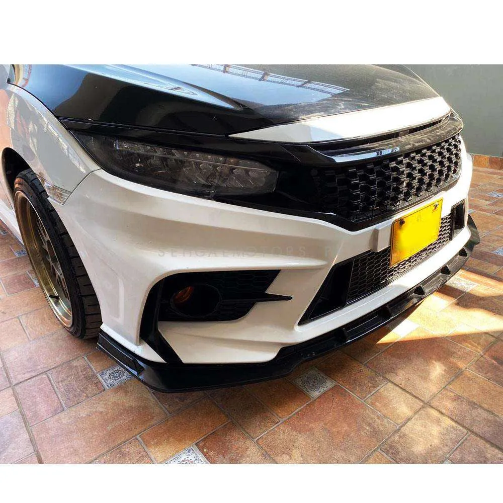 Honda Civic New FC 450 Style Bodykit Front and Back Bumper 4 PC Version 1 - Model 2016-2021