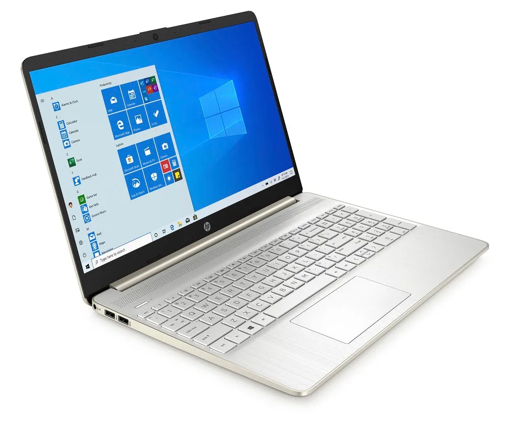HP 15.6" Laptop - AMD Athlon 4GB RAM 256GB SSD - Pale Gold