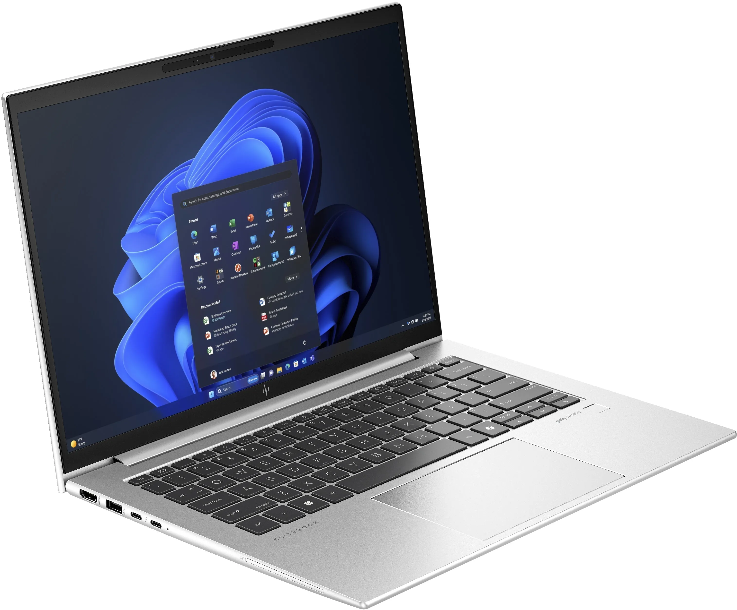 HP EliteBook 840-G11 14" WUXGA Notebook, Intel Ultra 7 165U, 1.70GHz, 32GB RAM, 512GB SSD, Win11P - A14RZUT#ABA