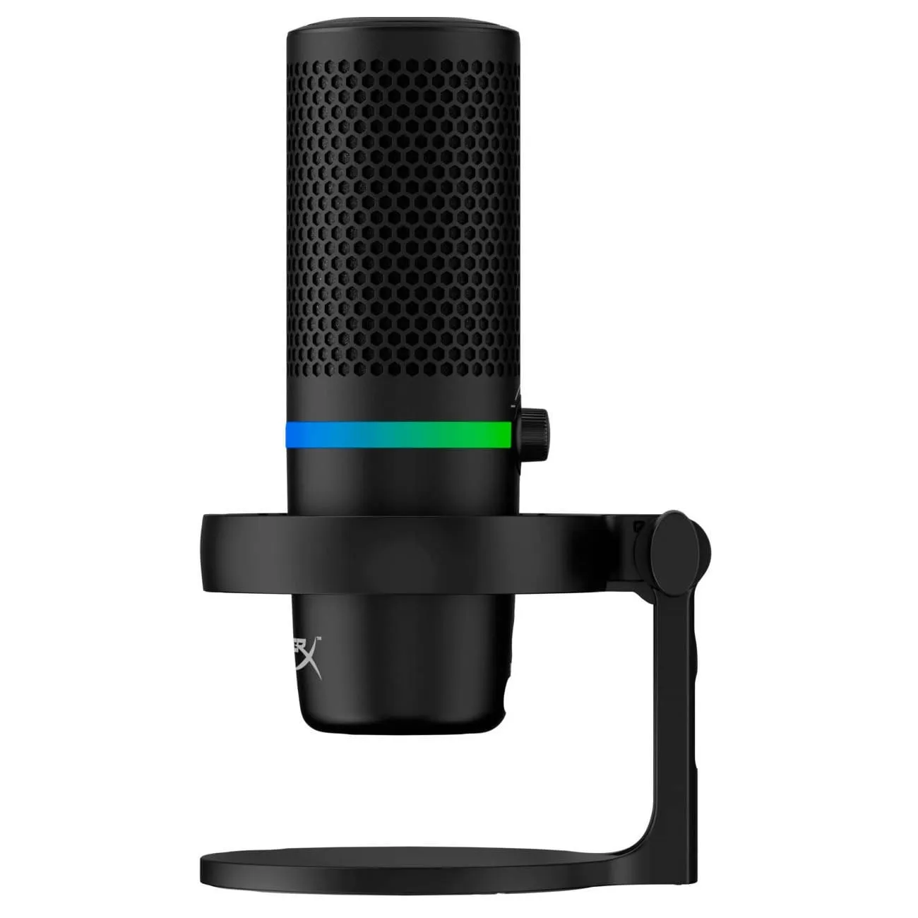 HyperX Duocast RGB USB Microphone, black