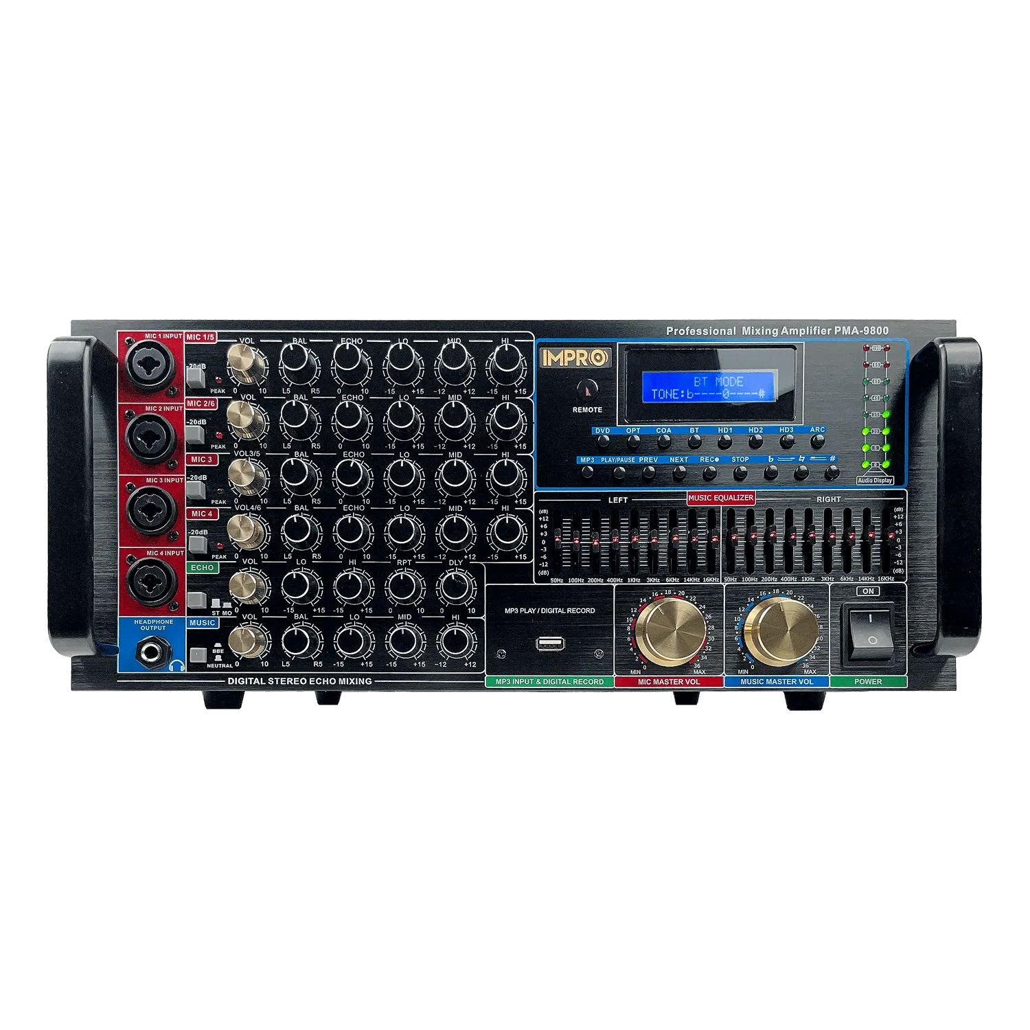 ImPro Epic Star Package 3 with Mixing Amplifier, Speakers, Microphones, and Accessories (5 items)