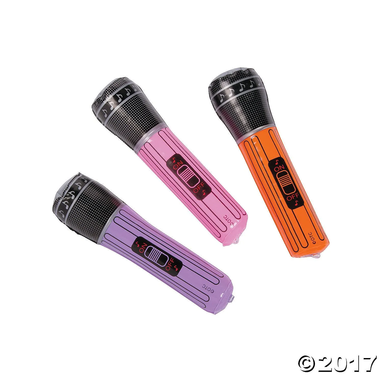 Inflatable Microphone| 12ct