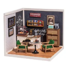 Inspiration Coffee Shop Miniature Dollhouse Kit Coffee Shop Dollhouse Miniature Grocery Shop Supermarket Dollhouse Fruit Vegetable Shop Mini