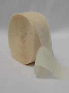 Ivory Crepe Paper Streamers 81' Long