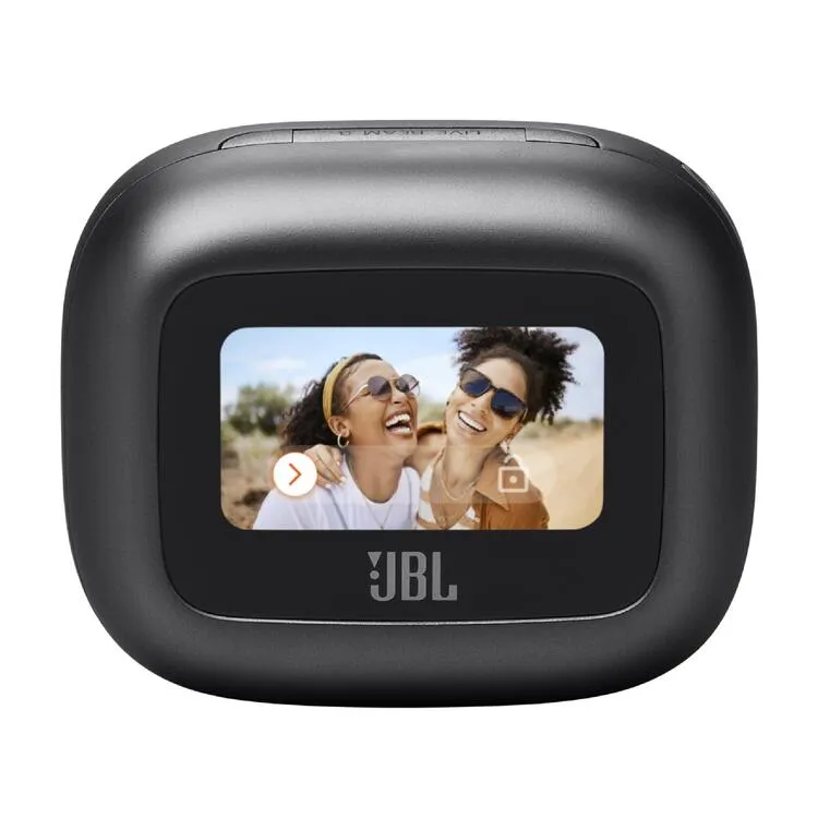 JBL Live Beam 3 | Écouteurs intra-auriculaires - Écran tactile LED 1,45" - Noir