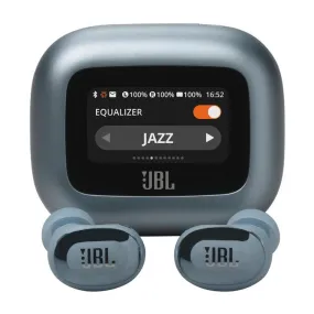 JBL Live Buds 3 | Écouteurs intra-auriculaires - Écran tactile LED 1,45" - Bluetooth - Bleu