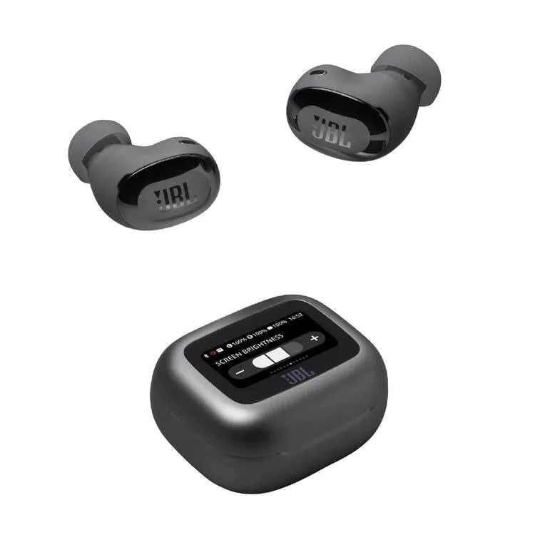 JBL Live Buds 3 | Écouteurs intra-auriculaires - Écran tactile LED 1,45" - Bluetooth - Noir