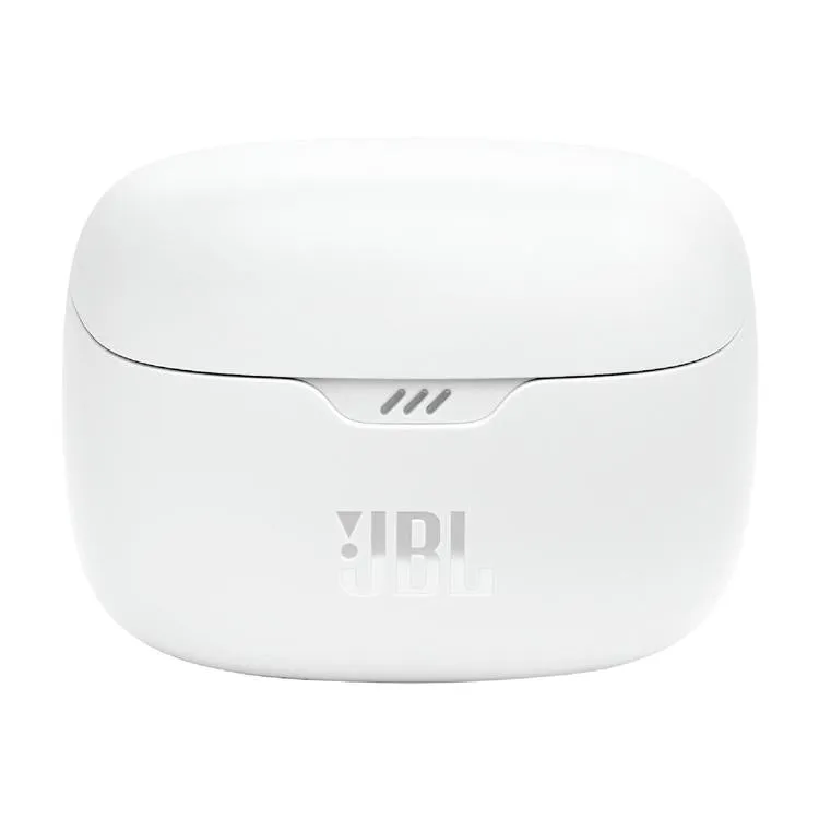 JBL Tune Beam | Écouteurs intra-auriculaires - 100% Sans fil - Bluetooth - Smart Ambient - Conception Stick-open - Blanc
