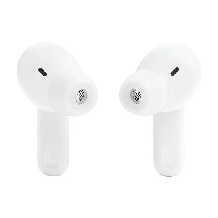 JBL Tune Beam | Écouteurs intra-auriculaires - 100% Sans fil - Bluetooth - Smart Ambient - Conception Stick-open - Blanc