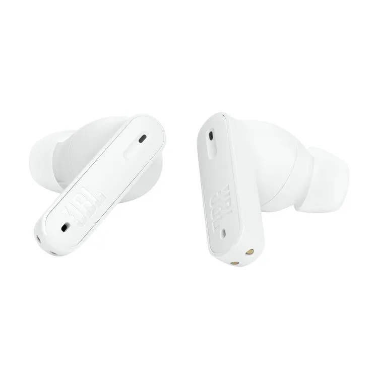 JBL Tune Beam | Écouteurs intra-auriculaires - 100% Sans fil - Bluetooth - Smart Ambient - Conception Stick-open - Blanc
