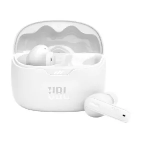JBL Tune Beam | Écouteurs intra-auriculaires - 100% Sans fil - Bluetooth - Smart Ambient - Conception Stick-open - Blanc