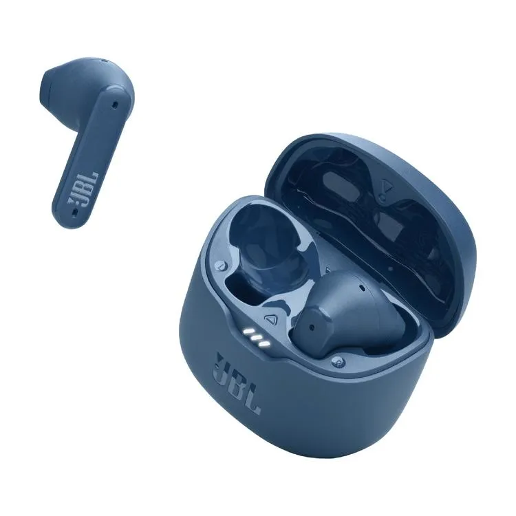 JBL Tune Flex | Écouteurs intra-auriculaires - 100% Sans fil - Bluetooth - Réduction de bruit - Conception Stick-open - IPX4 - Bleu