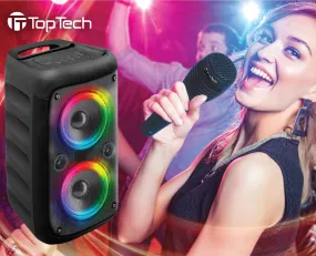 KL-66 Chroma Flicker Bluetooth Speaker, 4000W Power, Disco Lights, Karaoke Mode