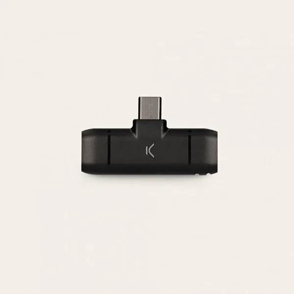 Ksix Type C Wireless Microphone for Smartphones - Black | 121918