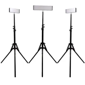 LED Youtube Photography Video DIY Lighting Kit - Crystal Luxe 'TRIO' - Bundle