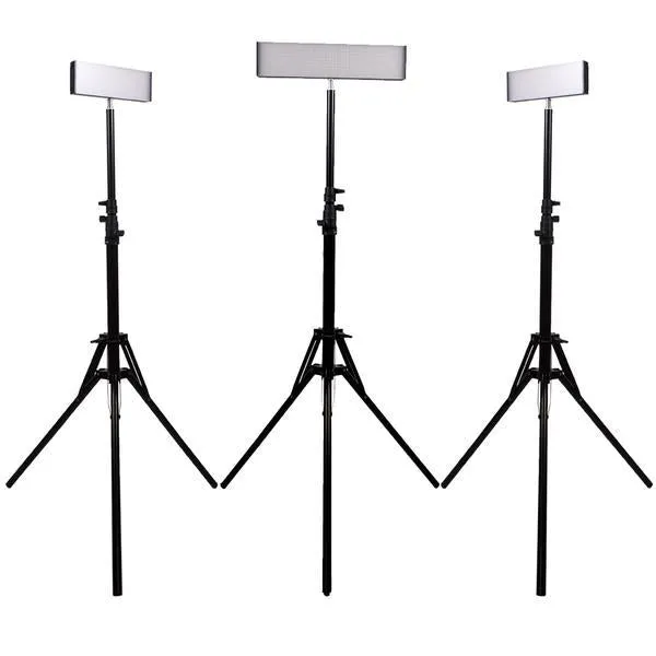 LED Youtube Photography Video DIY Lighting Kit - Crystal Luxe 'TRIO' - Bundle