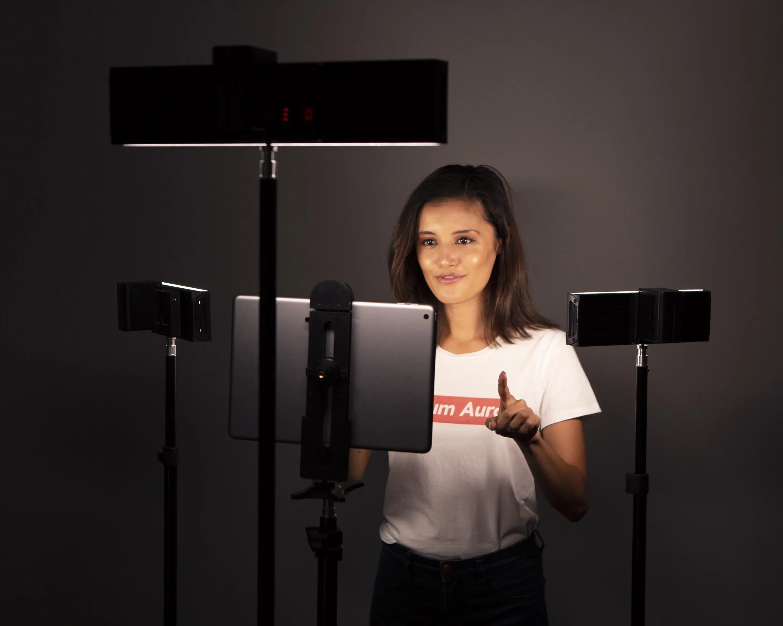 LED Youtube Photography Video DIY Lighting Kit - Crystal Luxe 'TRIO' - Bundle