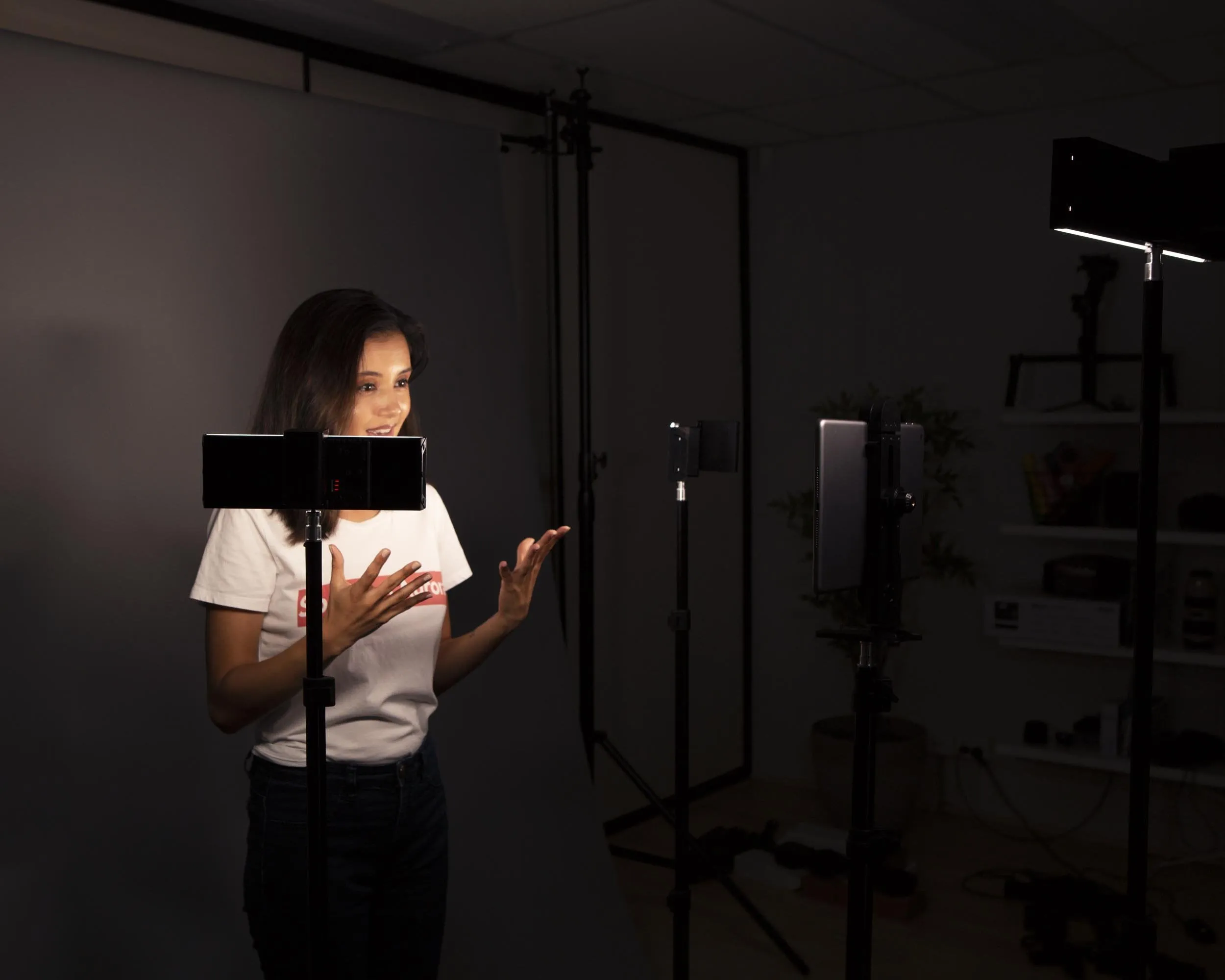 LED Youtube Photography Video DIY Lighting Kit - Crystal Luxe 'TRIO' - Bundle