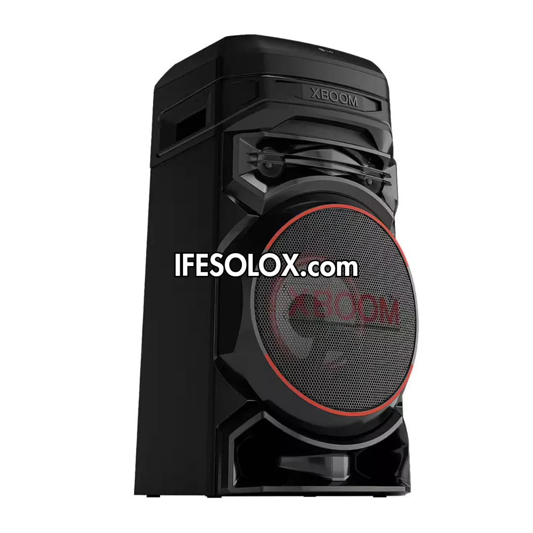 LG XBOOM RNC5 Super Bass Blast Bluetooth HiFi PA System   Karaoke Mic & Guitar Input, DJ App - Brand New