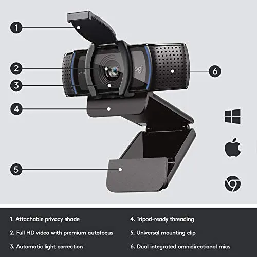 Logitech C920e Business Webcam