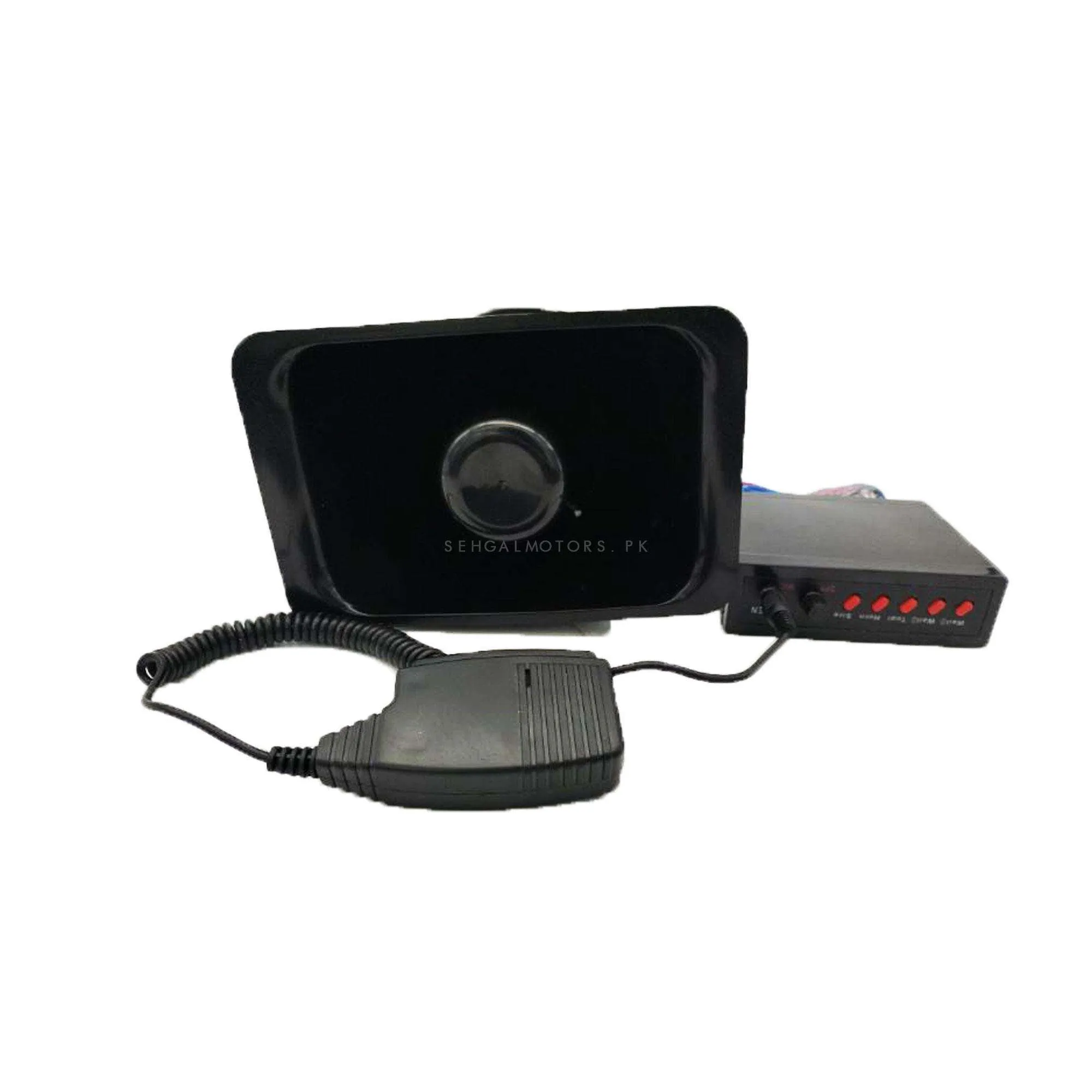 Loud Electric Siren Hooter with MIC Heavy Duty Durable - Siren Horn | Vehicle Horn