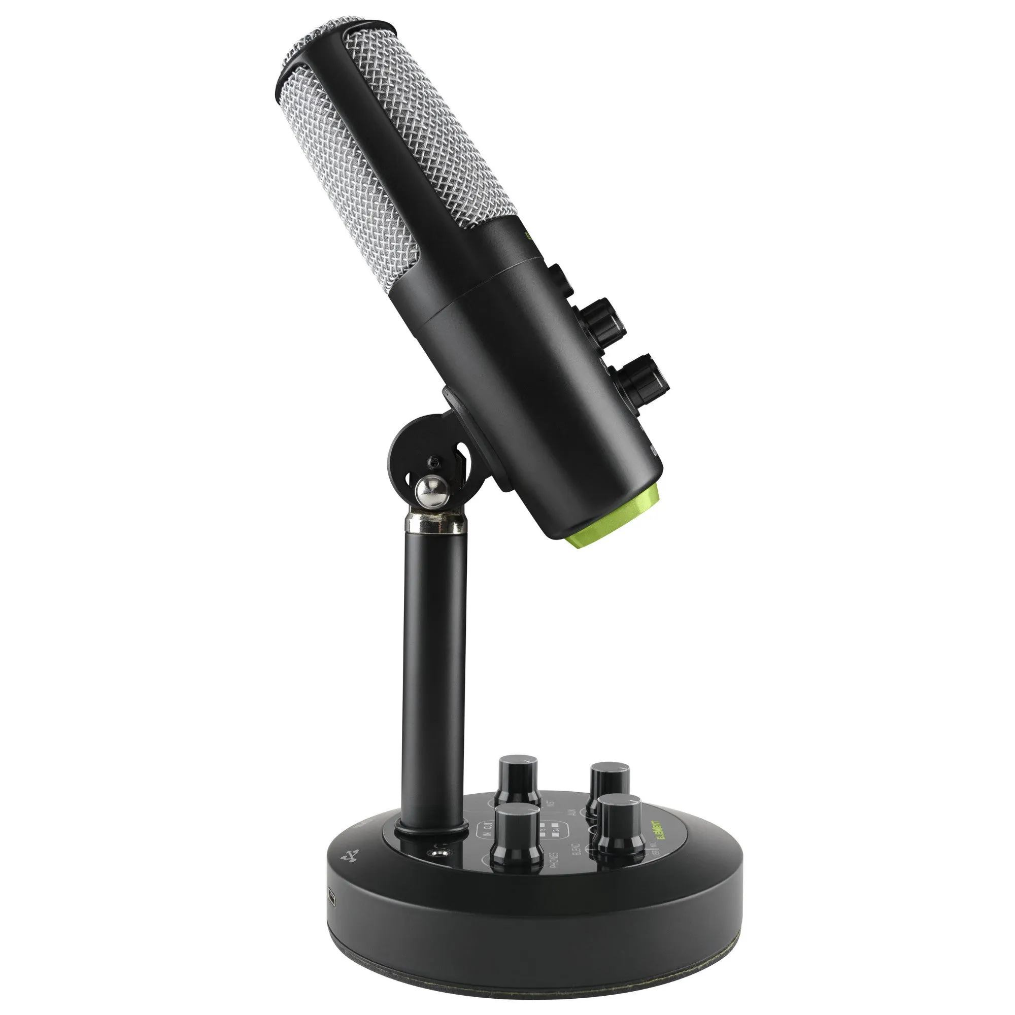 Mackie CHROMIUM Premium USB Condenser Microphone with Built-in 2-Channel Mixer