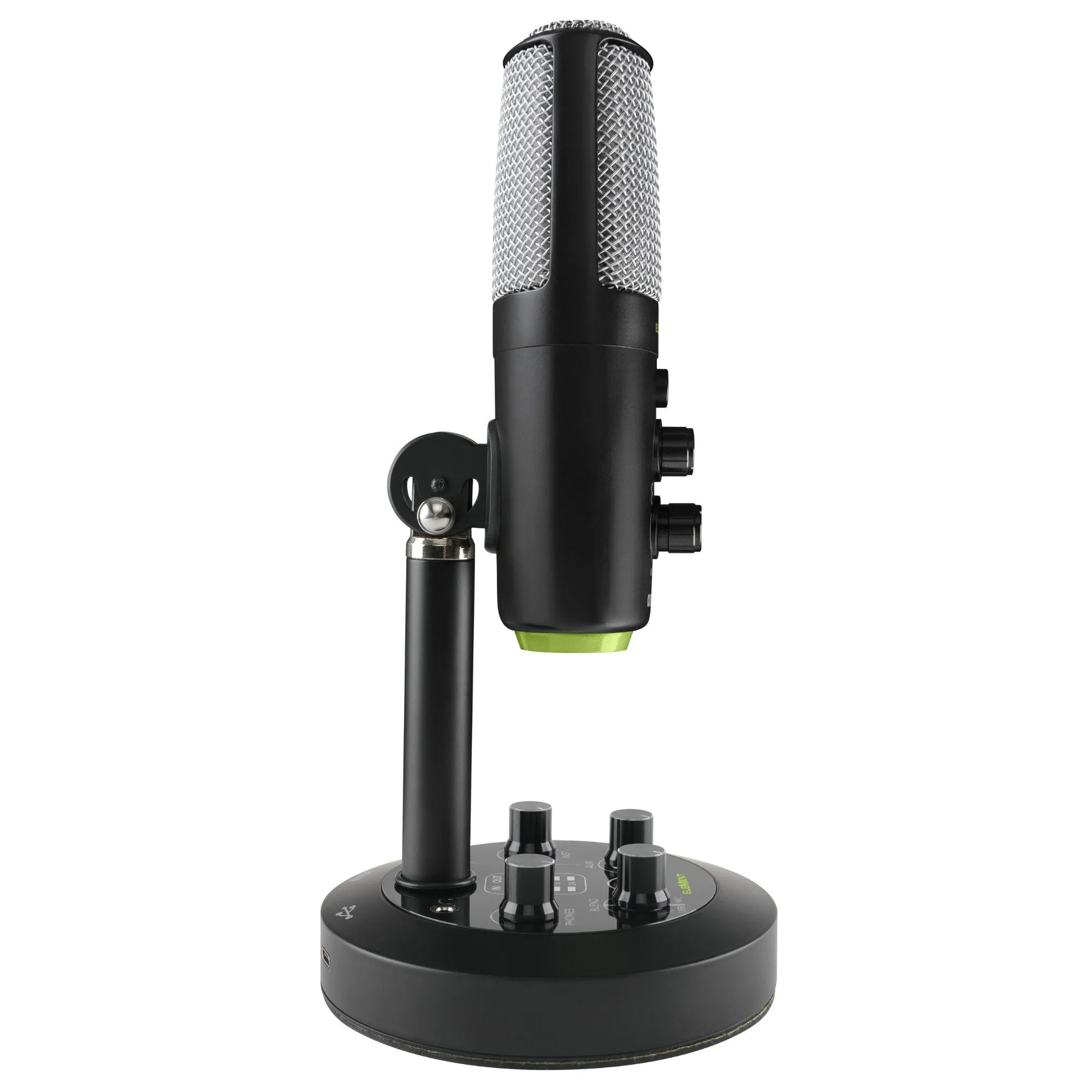 Mackie CHROMIUM Premium USB Condenser Microphone with Built-in 2-Channel Mixer