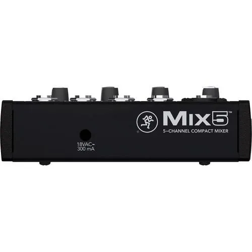 Mackie MIX5 5-Channel Compact Mixer