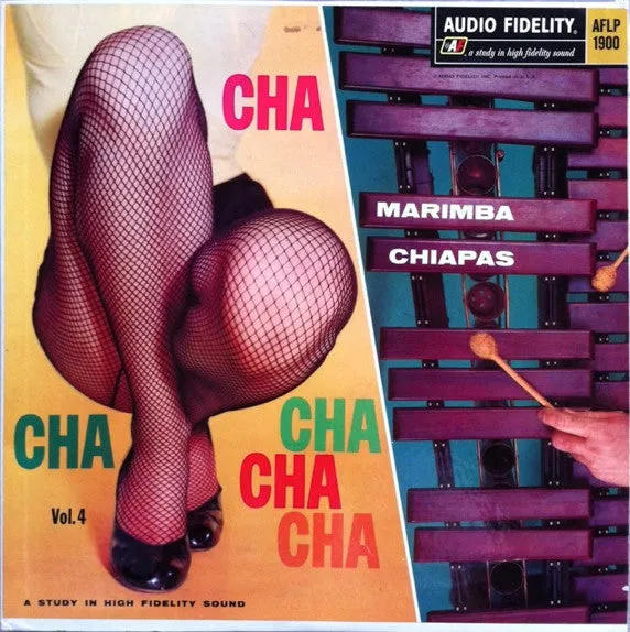 Marimba Chiapas - Cha Cha Cha Vol.4 (LP, Album, Mono) (VG )