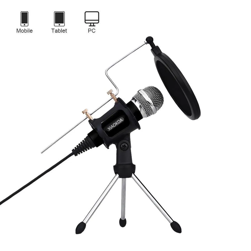 Microphone Recording Stand Kit Tripod Broadcasting | Mercy abounding