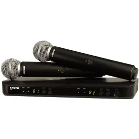 Microphone Shure BLX288/SM58 Dual Channel Channel SM58 Wireless Handheld Microphone System